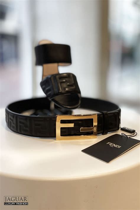 fendi belt black and gold|fendi belt men's black.